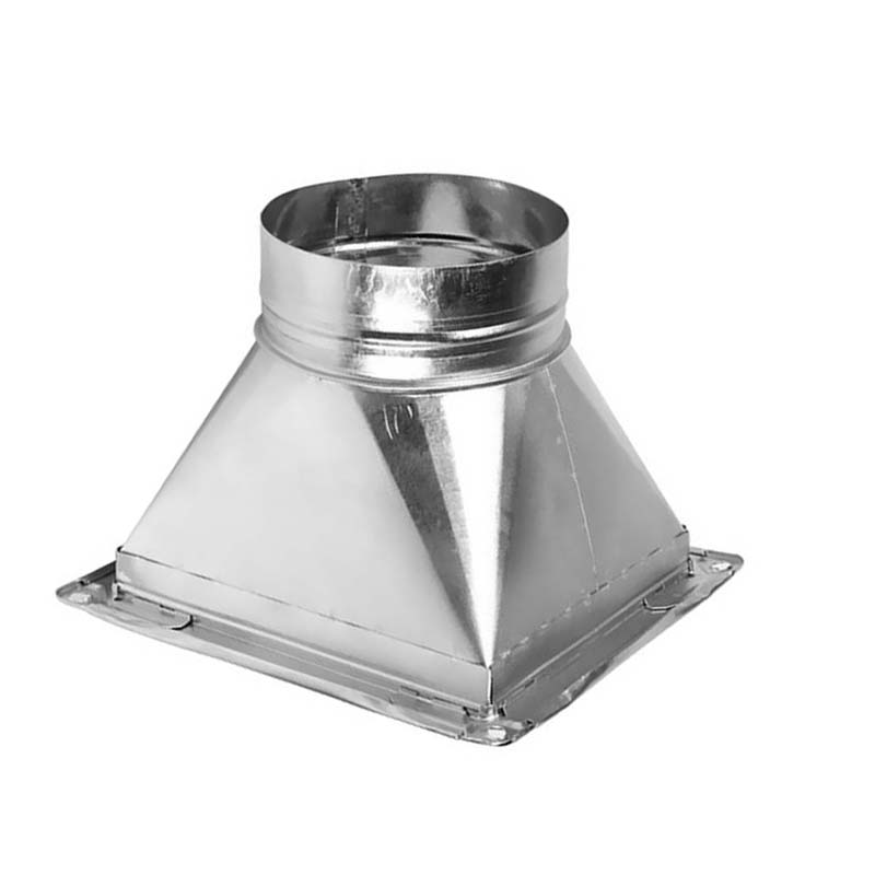 广亿隆定制厨房不锈钢变径油烟机风管转换接头加厚 WH-BJ5040#B/个