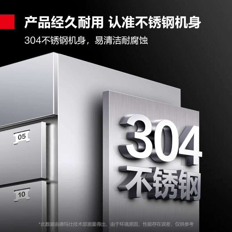 德玛仕多格消毒柜商用 高温304不锈钢格子消毒柜 食堂中温消毒商用消毒柜48格XDR1500-48G丨二星消毒