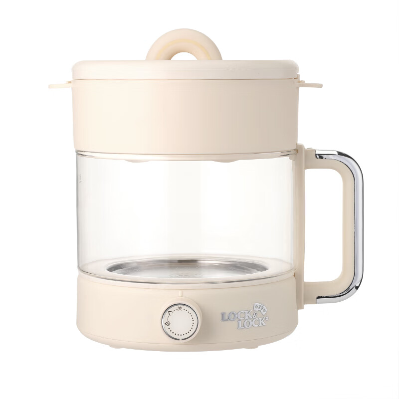 乐扣乐扣(LOCK&LOCK) EJP1127YEL 电煮锅 上蒸下煮电蒸锅花茶茉莉茶高清大图