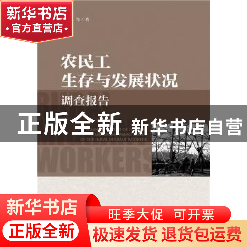 正版 农民工生存与发展状况调查报告 杜海峰【等】著 社会科学文献