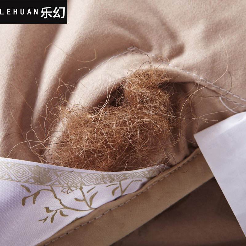 乐幻(LEHUAN)家纺 加厚保暖驼毛被 保暖被芯绗缝被褥 精品驼毛被1.5*2.0m（4斤）