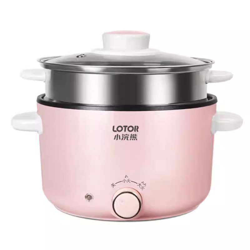 LOTOR电煮锅多功能家用电热火锅锅煎炒蒸煮电炒菜炒锅一体式插电高清大图
