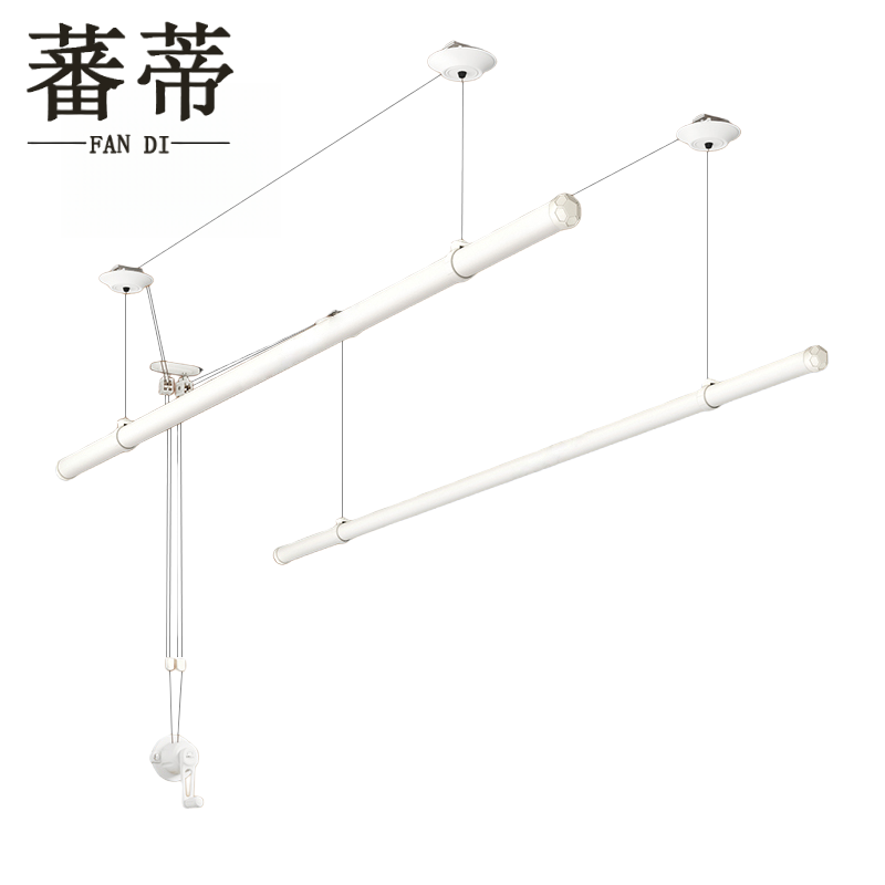 蕃蒂 手摇晾衣架2米 个