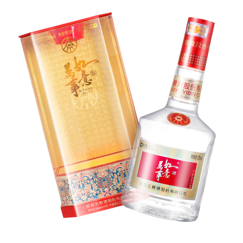 五粮液股份 万事如意淡雅52度500ml