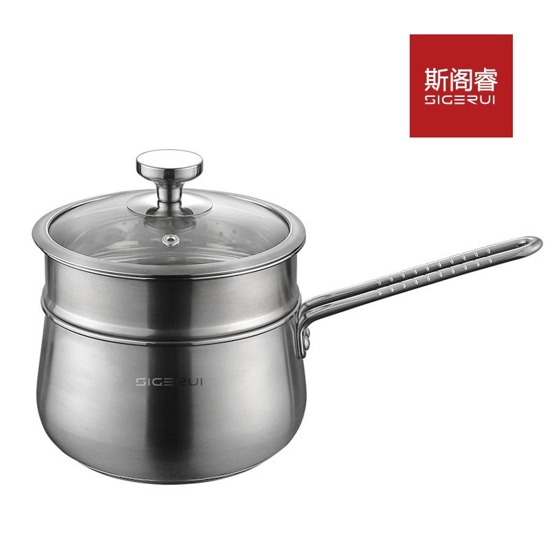 斯阁睿 SGR-CJ005 304不锈钢小奶锅 (单位:个)不锈钢色