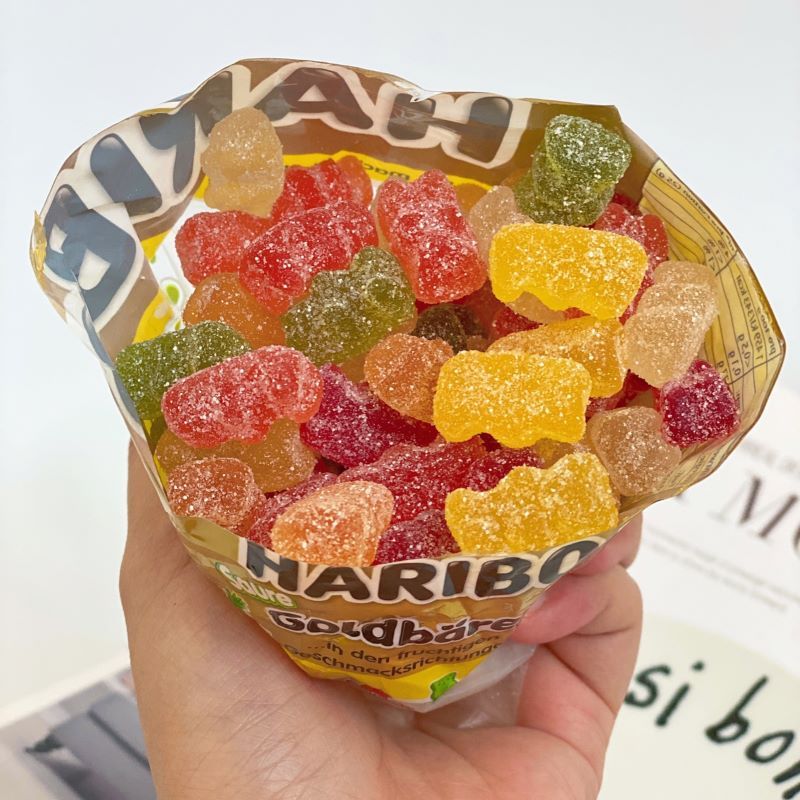 haribo哈瑞宝德国进口金熊酸味软糖200g小熊橡皮糖儿童水果味糖果喜糖