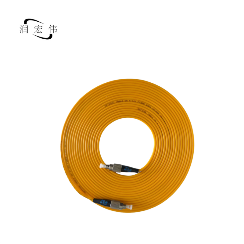 润宏伟 低烟无卤 光纤跳线 尾纤 FC-FC-1m 条高清大图