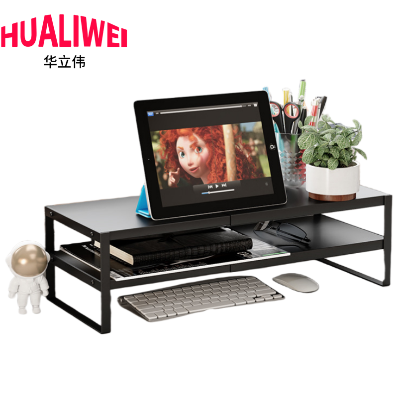 华立伟电脑置物架高清大图