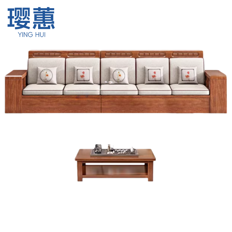 璎蕙 沙发 3+茶几 套高清大图