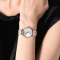 阿玛尼(Emporio Armani) 满天星女表 七夕情人节礼物送女友镶钻时尚石英腕表 金盘钢带 AR11059