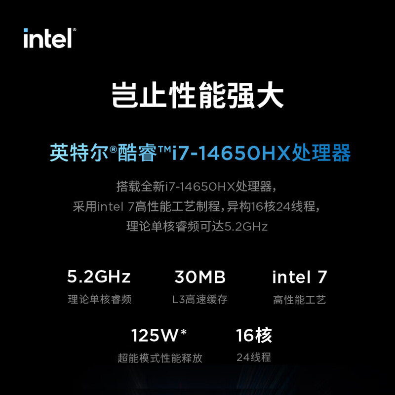 联想(Lenovo)拯救者Y7000P 2025新款 16英寸游戏本笔记本电脑(i7-14650HX 16G 1TB RTX5060 2.5k 240Hz)钛晶黑高清大图