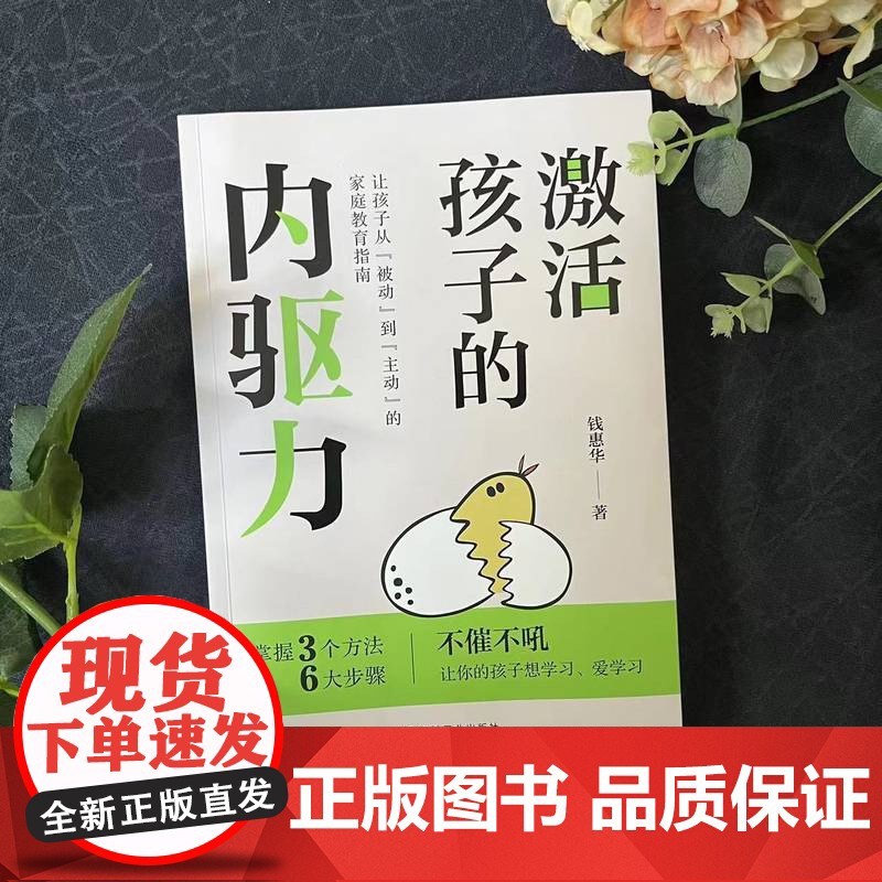 正版 激活孩子的内驱力 钱惠华 潜力 自我价值 管理能力 亲子关系 精神独立 成长型思维 家庭氛围 界限感 性格色彩高清大图
