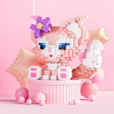 小号玲娜贝儿 兼容乐高微拼装小颗粒益智积木玩具女孩系列拼图琳娜玲娜贝儿礼物