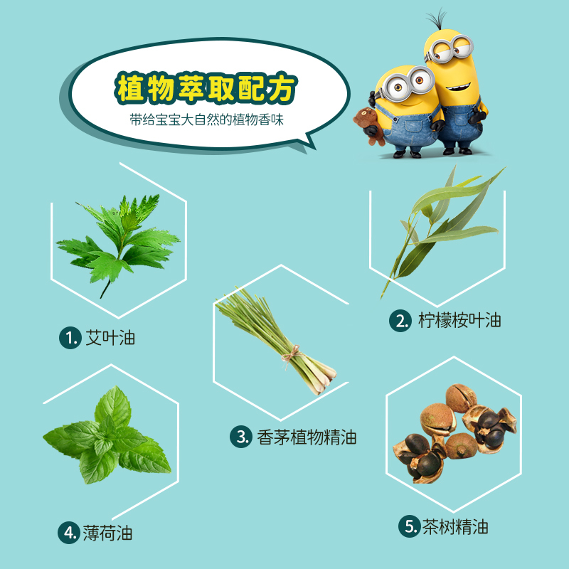 贝纽 小黄人 孕妇防蚊扣 婴幼儿儿童驱蚊贴 成人宝宝随身便携防蚊卡通驱蚊扣 夏季户外防蚊虫叮咬神器 单眼款1个