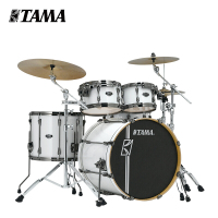 TAMA架子鼓 Superstar HyperDrive超级星 MK52HZBNS 爵士鼓专业演奏原声架子鼓【不带镲片】 白色SGW(麦尔镲片)