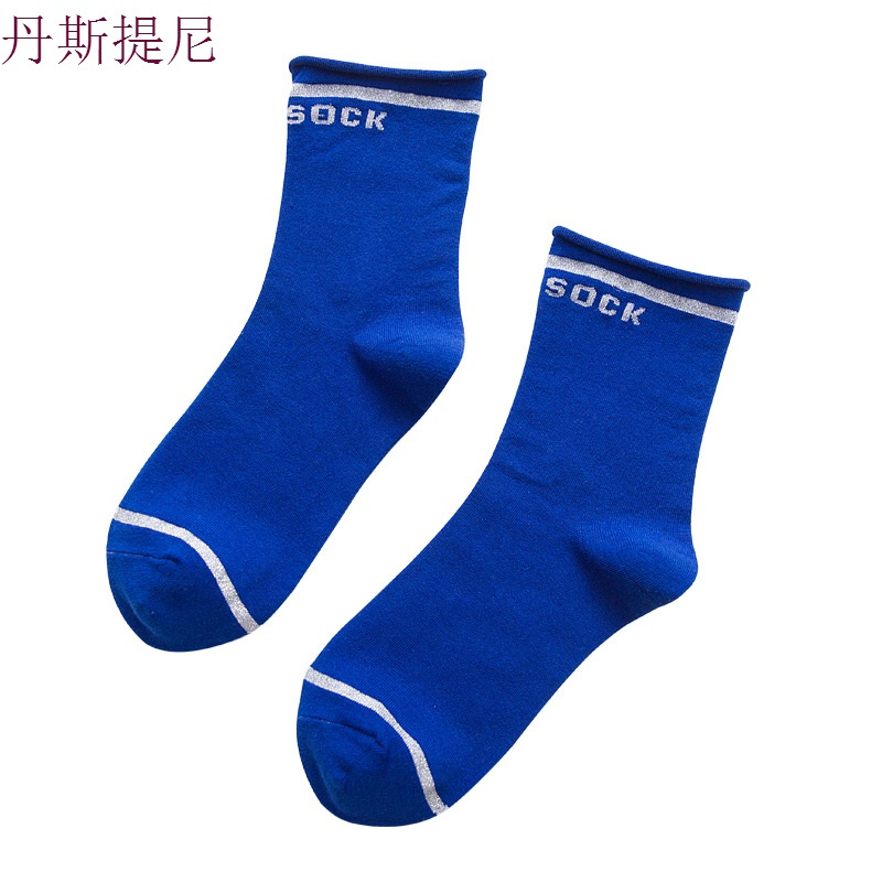 网红ins袜子女纯棉中筒夏季薄款韩版学院风堆堆袜潮百搭韩国长袜