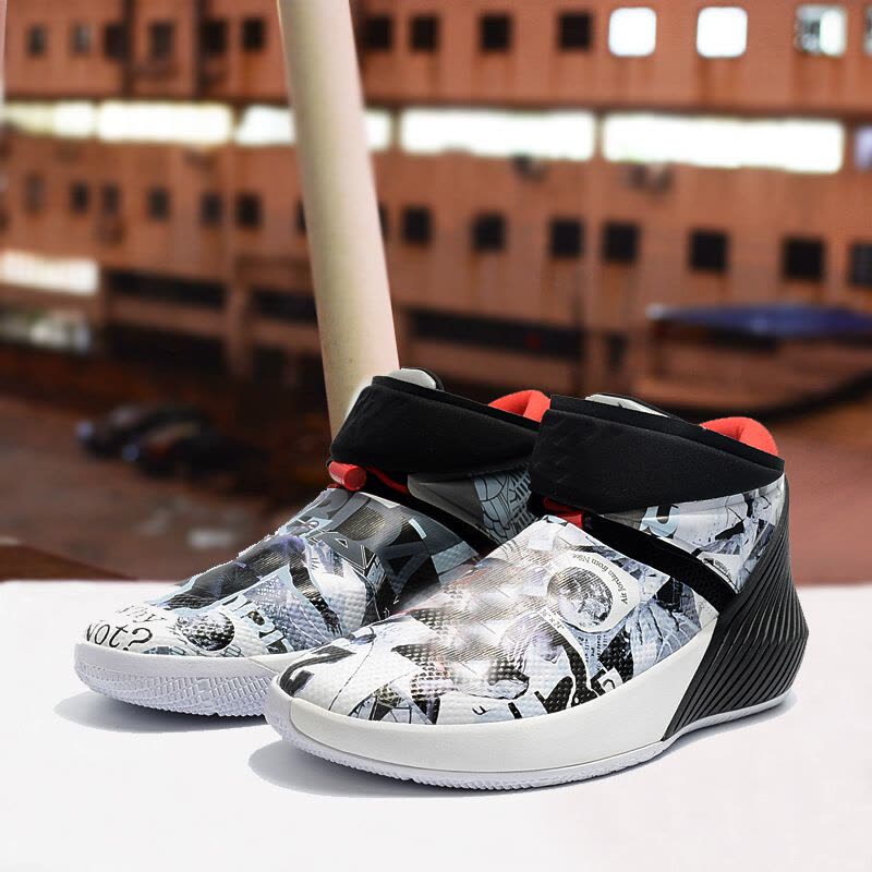 透气舒适潮流鸳鸯篮球鞋低帮篮球鞋哈登2代全明星战靴威少1代篮球鞋男鞋Zer0.1镜像黑白图片