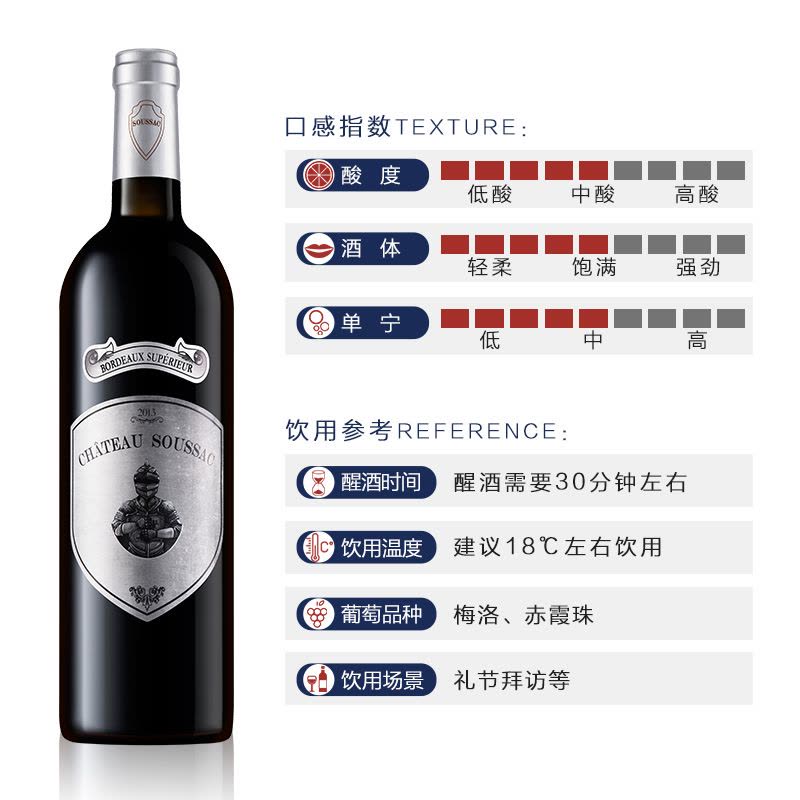 拉蒙(LAMONT) 松萨克酒庄法国红酒原瓶进口 葡萄酒 红酒双支礼盒装图片