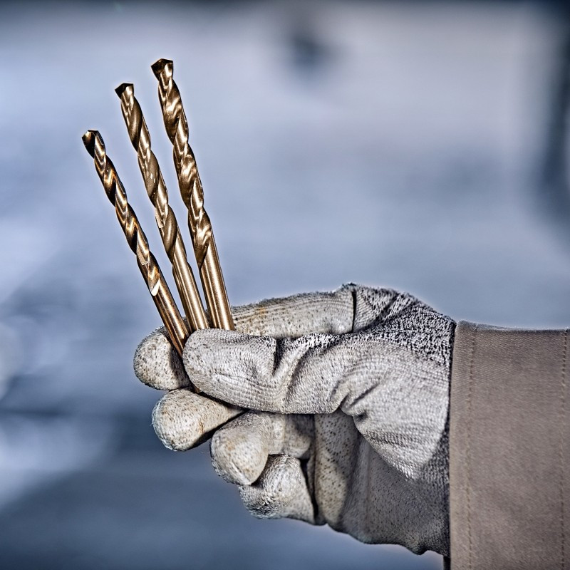 磨制含钴麻花钻头HSS-Co系列直柄不锈钢打孔金属钻头系列1-12mm 6.8 mm高清大图