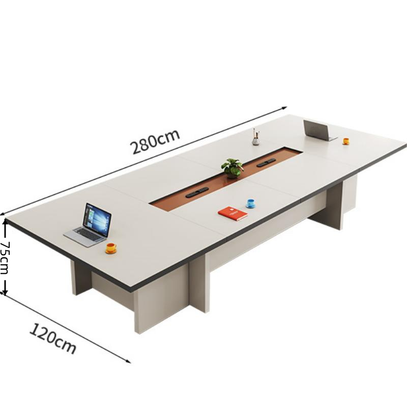 怡卓欧会议桌2.8*1.2米张高清大图