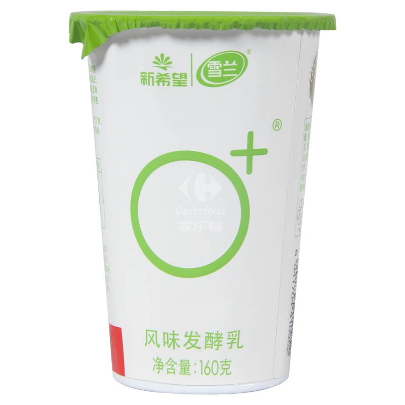 新希望雪兰零添加酸奶160g单杯