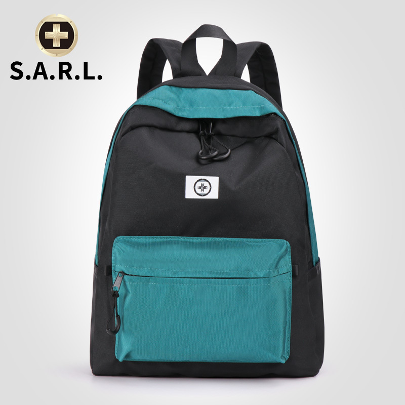 S.A.R.L瑞士双肩包简约初中及以上学生书包双肩包 运动休闲包男女通用尼龙防泼水