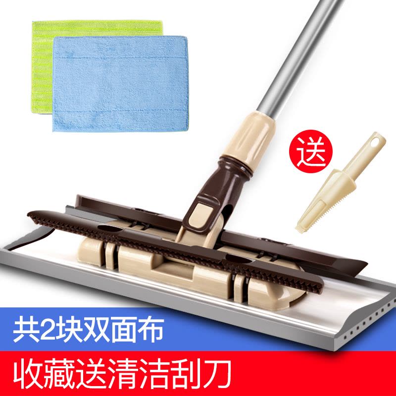 平板拖把家用免手洗懒人一拖瓷砖拖地拖布擦地墩布净干湿两用图片