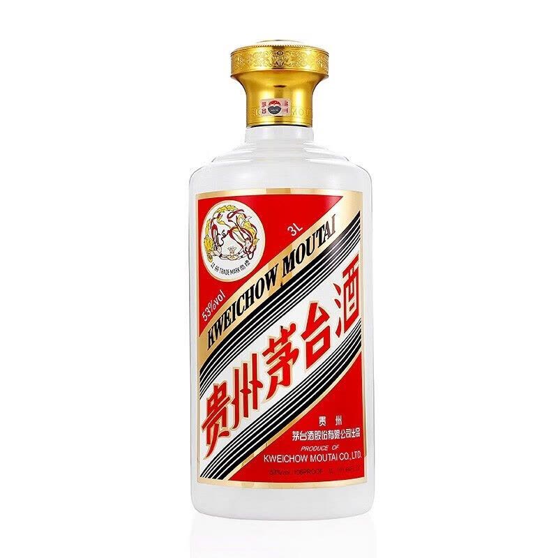 贵州茅台酒53度飞天3L(六斤) 酱香型白酒单瓶装【价格图片品牌报价
