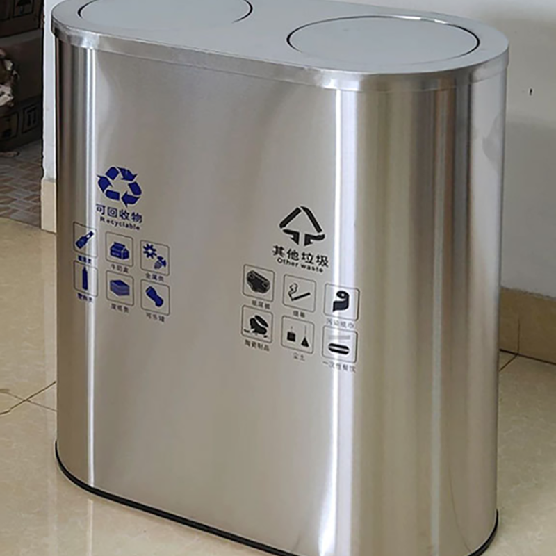 劲脉 分类垃圾桶 760*380*800mm 个高清大图