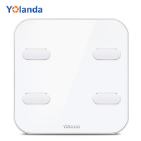 云康宝(Yolanda)智能体脂秤 华为智慧生活生态产品 WiFi+蓝牙双模体脂秤 可测心率电子秤 家用精准体重秤