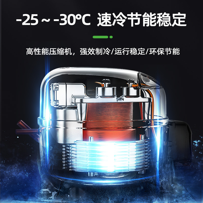 圣托(Shentop)冷冻饼盘柜商用 风冷-25~-30℃发泡锁冷四门冰箱 32盘保鲜冷冻冰柜 STYD-DB32高清大图