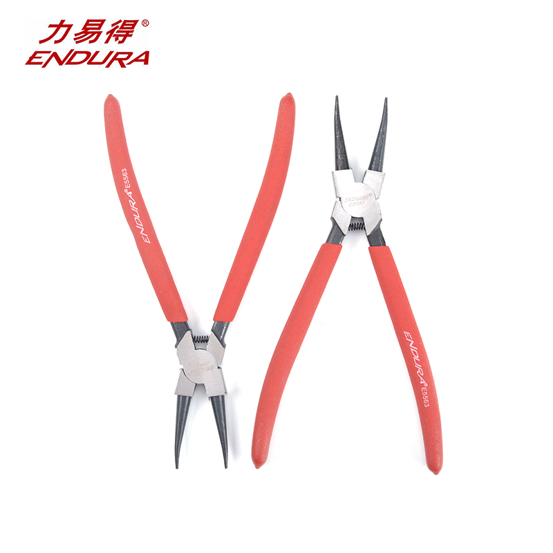 力易得(ENDURA)13寸穴用直口卡簧钳 日式卡簧钳 E5564 1把(货期3-5天)