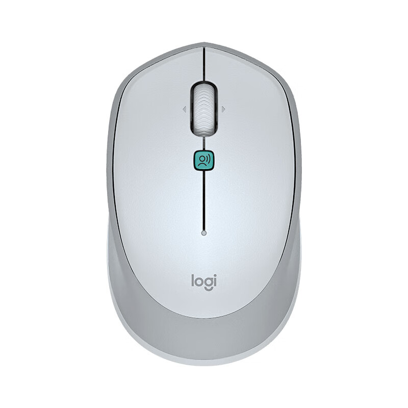 罗技(Logitech)M380无线鼠标 AI智能语音输入打字翻译2.4G 珍珠白