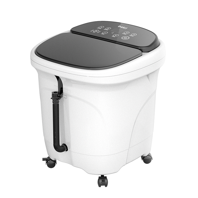 蓓慈足浴盆全自动按摩洗脚盆电动加热恒温家用吴昕同款高深泡脚桶黑白