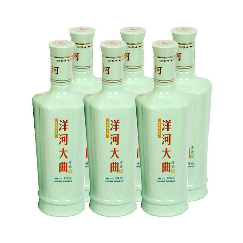 洋河大曲青瓷42度500ml*6瓶盒装粮食白酒绵柔型 YangHe