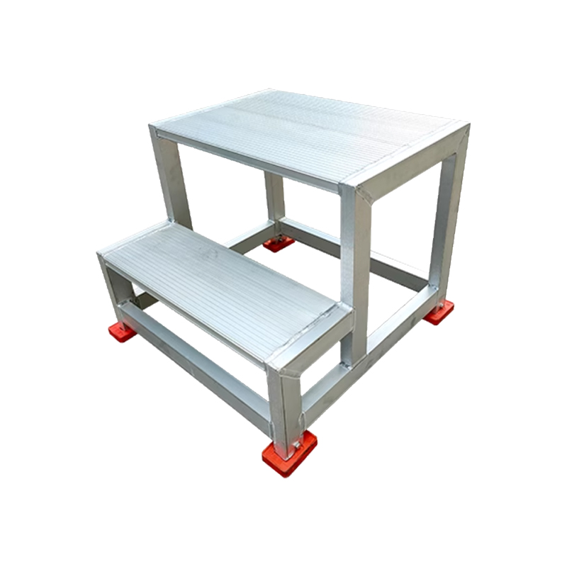 臻远ZY-T73 铝合金踏台移动平台楼梯工业踏步梯台阶 2步高500