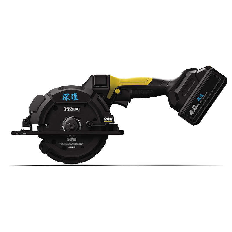 深维swl1401无刷锂电单手锯20v两电一充单位把