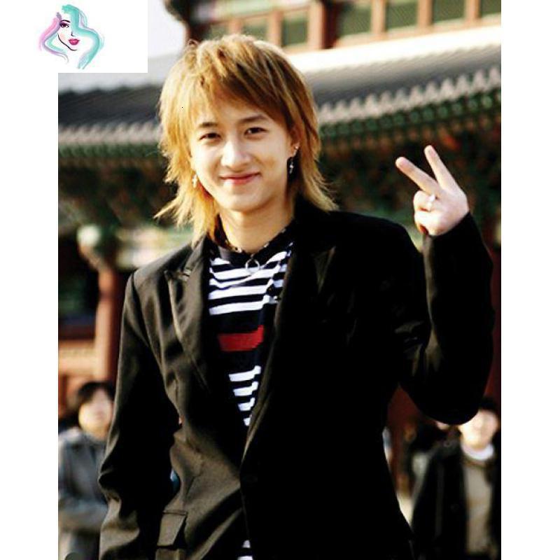 f4流星花园4人全套周渝民长发假发头套男士蓬松搞笑假发你那么美浅