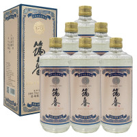 筑春酒 53度 筑春 玻璃瓶 经典铁盖 500mlx6瓶