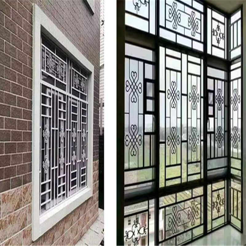 林剑翔 安全防护 焊接铝合金防盗窗ljxzj016 可拆洗金刚网 窗花 1平米