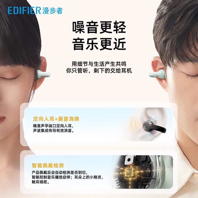 EDIFIER/漫步者 COMFO CLIP 耳夹式耳机高清大图