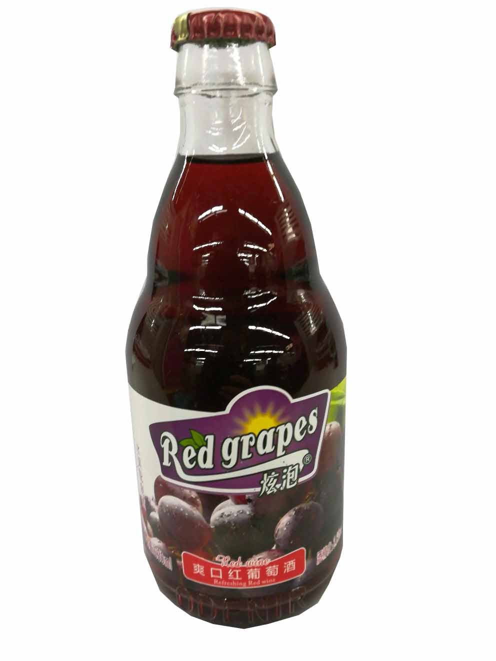 炫泡爽口红葡萄酒330ml