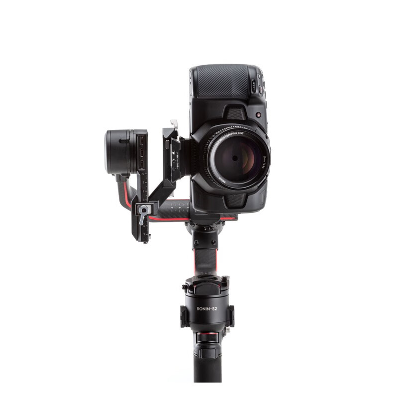 大疆(DJI)电池手柄 鹰眼图传 手机夹等原装配件 DJI R 竖拍相机固定组件高清大图