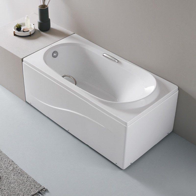 法恩莎卫浴浴室浴缸亚克力家用成人洗浴池光滑易洁持久保温151617米fk