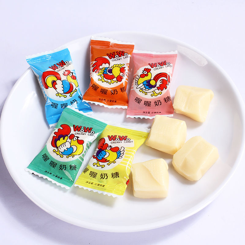 喔喔奶糖 100g(约18颗) 正宗大公鸡喔喔佳佳奶糖喜庆结婚童年的味道