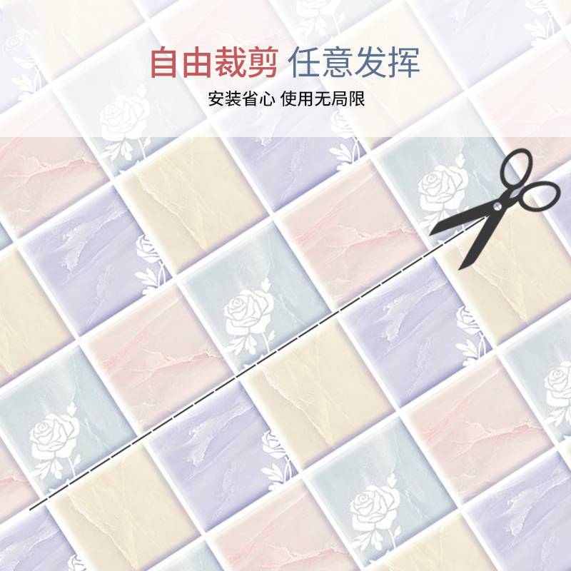 闪电客墙纸 墙布厨房防油贴纸防水墙纸自粘耐高温灶台瓷砖橱柜台面油烟机墙贴壁纸 价格图片品牌报价 苏宁易购采药师五金工具专营店