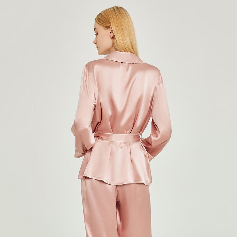 卡姿希品牌服饰重磅真丝睡衣女凉感夏款可外穿高级感桑蚕丝家居服两件