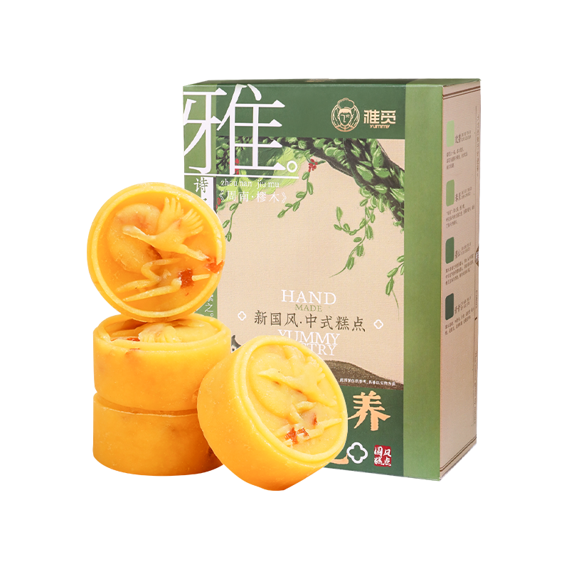 雅觅 陈皮 绿豆糕 320g/盒