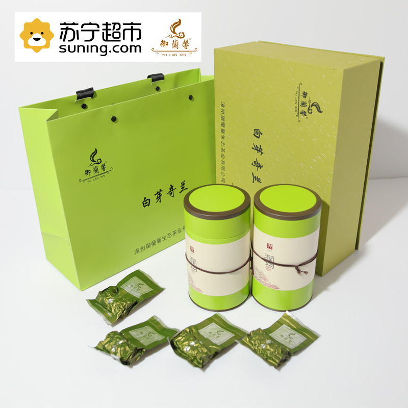 御蘭馨茗茶 平和乌龙茶清香白芽奇兰特一级乌龙茶茶叶250g绿色礼盒