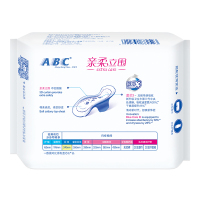 ABC 亲柔立围 日用 纤薄棉柔表层 卫生巾240mm*8片 (含KMS健康配方)